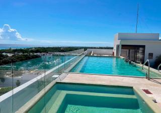 Walking steps to beach Gym jacuzzi and Ocean View Musa - Playa del Carmen - 0