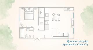 Modern & Stylish Apartment in Como City by Rent All Como - 6