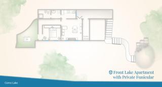 Front Lake Apartment with private Funicular by Rent All Como - 6