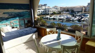 Sète Marina des Quilles, grand T2 climatisé, proche plage, parking privé - Sète - 8