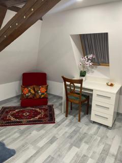Chambre rustique avec double lit et sa salle de bain privée - Urbès - 8