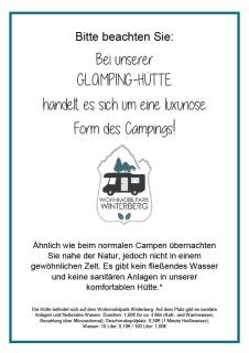 Glamping Hütte Hygge - Winterberg - 7