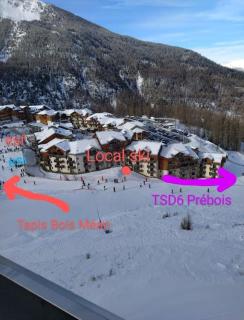Appartement Les Orres 1800 au pied des pistes - Le Mélézet - 6
