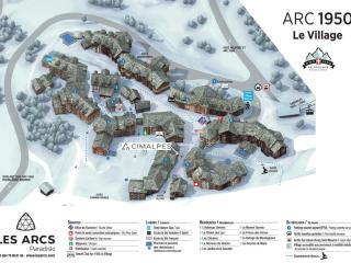 Appartement Duplex Ski-In/Ski-Out avec Piscine, Jacuzzi et Espace Bien-être - FR-1-686-34 - Arc 1950 - 9
