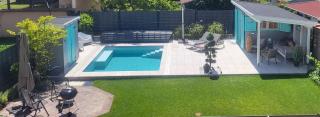 Zamardi private villa with own pool and huge garden, 150m to longest free beach at Balaton - 1