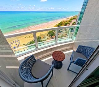 Flat Beira Mar localizado no Hotel Radisson Recife - Recife - 3
