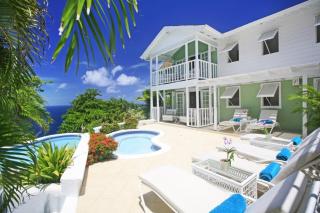 Beautiful cliffside 3 bedroom villa - Saline Reef villa - Cap Estate - 0