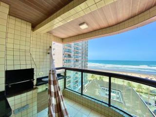 A093 - Apto com Wi-Fi l Sacada Gourmet | Piscina - Praia Grande - 0