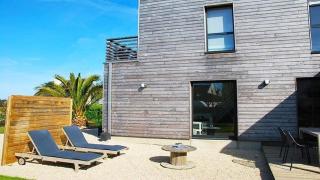 Villa en bois VUE MER avec jardin clos, WIFI, à 500m plage à l'Ile Grande en PLEUMEUR-BODOU REF-269 - Pleumeur-Bodou - 4