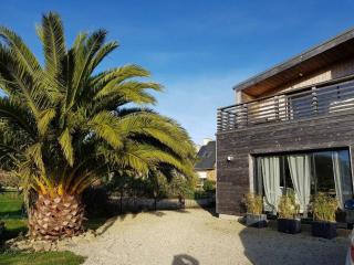 Villa en bois VUE MER avec jardin clos, WIFI, à 500m plage à l'Ile Grande en PLEUMEUR-BODOU REF-269 - Pleumeur-Bodou - 2