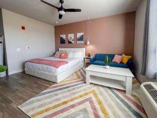 Boho-Luxe Studio - Pink Accents & Mountain Calm - 9