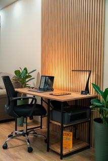 One-Bedroom apartment with Free Street Parking, Free Gym Pass and Office Setup - 2