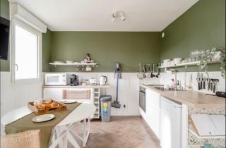 Studio La Petite Oasis- Idéal couple - calme - balcon sud - lumineux - 10min du centre & plage - proche Centre Juno Beach - wifi - Courseulles-sur-Mer - 8
