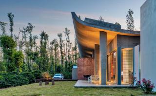 SaffronStays Cafella- A 3-BDR elliptical-roof villa in Chikmagalur - Mudigere - 4