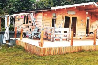 Luxury log cabin with wood fired hot tub - Moville - 0