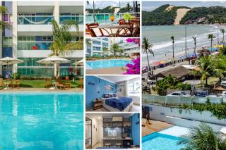 Suíte PÉ NA AREIA com PISCINA, WIFI e ESTACIONAMENTO em PONTA NEGRA - Natal - 0