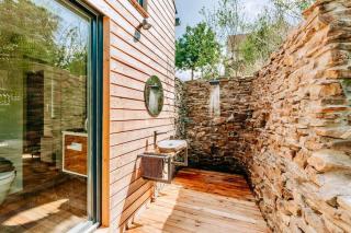 Tinyhouse Minimalus Panorama Schlafloft im Grünen - 3