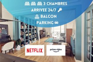 Grand Appartement Familial, Tours Centre, Parking - Tours - 0