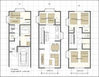 J-2S JR Yamanote Komagome, 3 storey 101sq 4BR, FreePark - Tokyo - 9