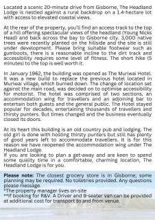 The Headland Lodge - Gisborne - 9