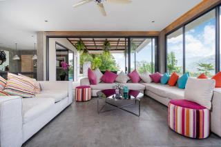 Serenity and Modern Art - Open Hill View 3BR Natural Park Villa 1 - Kamala Beach - 8