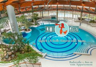 DAS APPARTEMENT INSELLIEBE RÜGEN inkl Sauna und 3h täglich Eintritt AHOI Schwimmbad - Sellin - 6