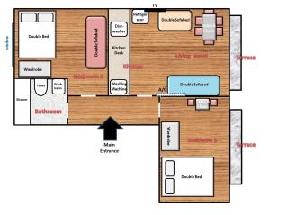 Istanberry - Paradise Two Bedroom Apartments - Istanbul - 2