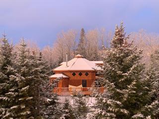 OR Luxury yurt-like home in Bretton Woods with private beach firepit AC fishing and trails - Carroll - 9
