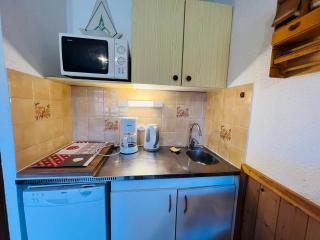 Studio cabine Les Saisies - 4 pers, balcon, TV, lave-vaisselle - FR-1-293-387 - 6