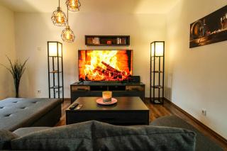 Moderne FeWo SKY Netflix Terrasse Burgblick Boxspringbett Waschtrockner - Bullay - 2
