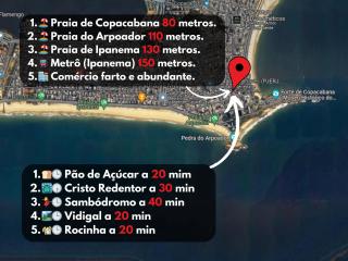 Quarto privativo Praia entre Arpoador e Copacabana Rock in Rio - Río de Janeiro - 7