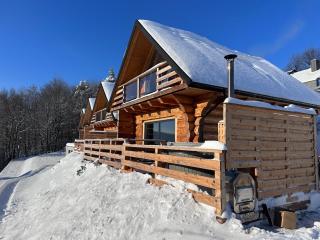 Domek z bali drewnianych w górach Jacuzzi & Balia - Osada Chełm - Stróża - 6