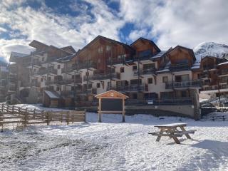 Les Orres 1800 - Appartement t1 bis pieds des pistes - accès piscine - parking privé - Les Orres - 0