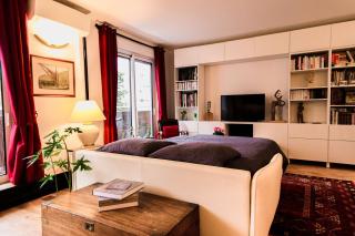 Paris-Daumesnil - Grand 2 pieces 4 etoiles de charme sur jardin - 61m2, pour 4p - Large 4 star charming 1 BR apt for 4 with AC - París - 3
