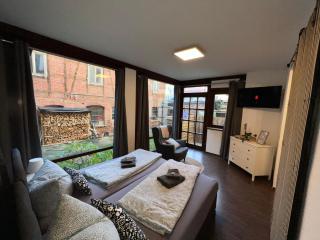 Apartment Humboldt 3 Schlafzimmer,Wifi, Netflix Parken, Terrasse, klimatisiert, nähe Zentrum - Jena - 6