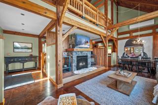 Walk to Village! Stunning timber chalet! Hot-Tub, Bonfire & more! - 3