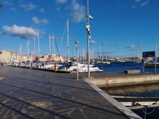 Studio 4 couchages avec piscine d'été vue port - 1
