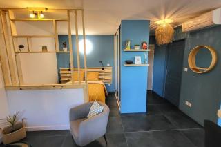 Le Rêve bleu, studio cosy avec varangue ! - Saint-Paul - 3