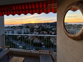 T3 75m² Incroyable Vue Mer/Piscine/Tennis/Terrasse - Antibes - 5