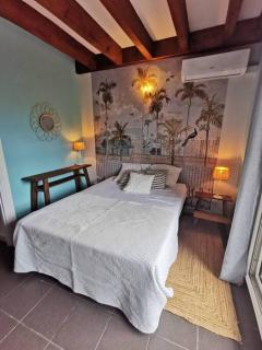 COTTAGE BLUE classé 3 étoiles - 4 à 6 personnes - 2 chambres - accès direct à la plage et à l'esplanade de Boucan Canot avec ses bars et restaurants - Saint-Gilles-les-Bains - 7