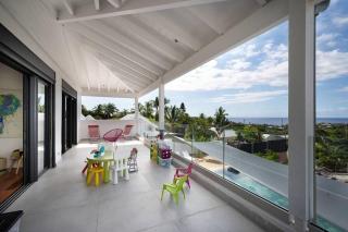 SUMMER VIEW classée 5 étoiles - Magnifique Villa 10 personnes avec piscine miroir chauffée, jacuzzi intégré et vue mer idéalement située Chemin Summer - ST GILLES LES BAINS - Saint-Gilles-les-Bains - 1