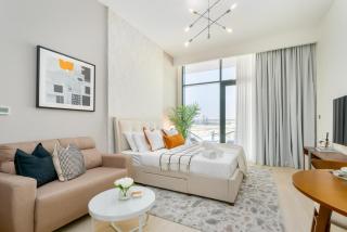 ON OFF HH-Meydan One- Cozy STUDIO - Burj Khalifa & Lagoon view - Dubai - 0