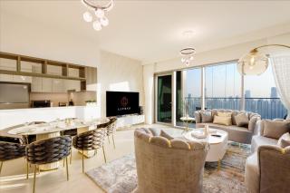 Livbnb - Elegant 3+1 w/ Burj View, near Dubai Mall - Dubai - 9