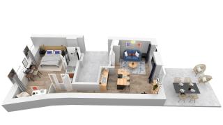 La Maison 44 - T2 - clim, terrasse, garage, Via Rhôna - Montélimar - 9