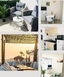 studio cosy et moderne au couchant situé 150m de la plage -avec PARKING GRATUIT PRIVE - 25m2 - climatisé - balcon - wifi gratuit - La Grande Motte - 7