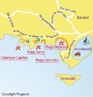 Elégant studio 4P neuf 2 *, piscine, mer à 150m - Bandol - 5