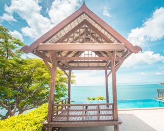 蓝星海边一线海景五卧室度假风别墅 - Koh Samui - 4