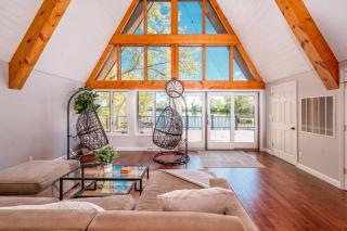 Secluded Waterfront A-Frame Cabin w/ Pvt Lake - - 6