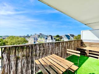 Le Panoramic - Grand Balcon - Wifi Fibre - NOUVEAU - Lorient - 9