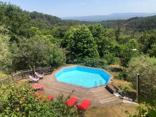 Maison de hameau avec vue imprenable et piscine - Sanilhac - 9